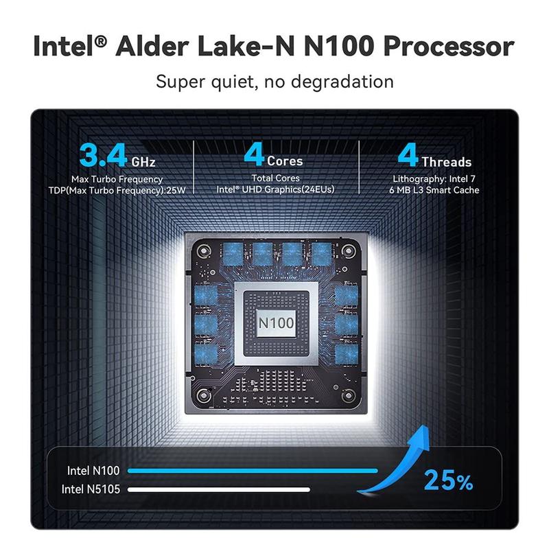 Mini PC Beelink Mini S12 Pro Intel 12º 16 GB 500 GB SSD W-11